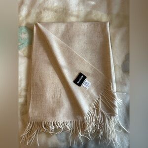 NAADAM Cream Cashmere Scarf